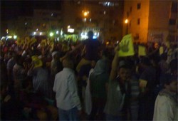 مسيرة ليلية بكوم أمبو تندد باستهانة الانقلاب بأرواح المصريين
