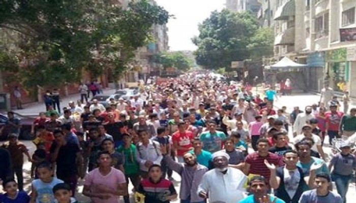 ثوار حلوان ينددون بجرائم السفاح ضد أهالي سيناء لصالح الصهاينة