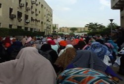 مظاهرة حاشدة لطلاب جامعة القاهرة