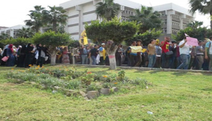 طلاب أزهر طنطا ينتفضون للمطالبة بإسقاط حكم العسكر