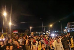 مسيرة لثوار القاهرة الجديدة ضمن فاعليات أسبوع "انصروا الاقصى"