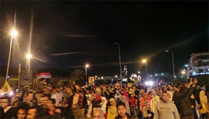 مسيرة لثوار القاهرة الجديدة ضمن فاعليات أسبوع "انصروا الاقصى"