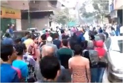 بالصور.. ثوار عين شمس يواصلون التظاهر نصرة للأقصى