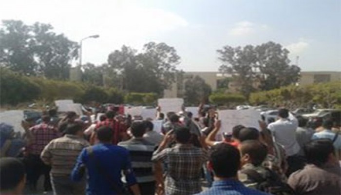 بالصور.. مظاهرة طﻻب اﻷزهر ضد مجزرة هندسة إسكندرية