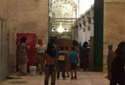 مغتصبون صهاينة يقتحمون المسجد الأقصى