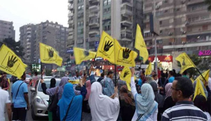 ثوار مدينة نصر يختمون يوم عرفة بمسيرة تتوعد الانقلاب