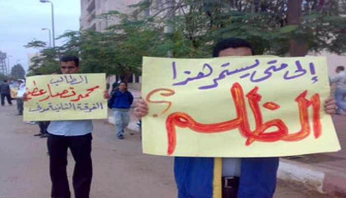 عميد علوم الإسكندرية يهدد مستقبل الطلاب بتعاونه مع الانقلاب