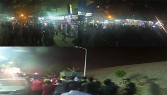 بالصور.. مسيرة ليلية بحلوان تطالب بإسقاط الانقلاب