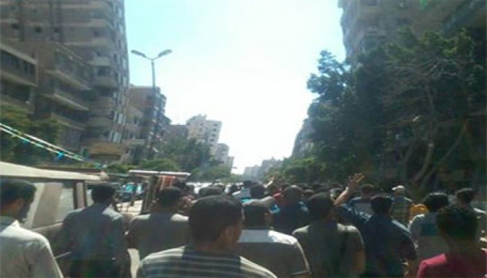 مظاهرة لطلاب مزغونة تهتف بالقصاص والحرية للمعتقلين