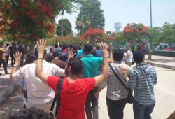 اتحاد المنصورة يستنكر تعذيب الانقلاب لـ 25 من طلاب الجامعة