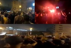 بالصور.. مسيرة مفاجئة برمسيس تطالب بإسقاط الانقلاب