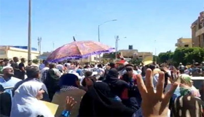 مسيرة حاشدة لحرائر 6 أكتوبر في بداية "ثورة الغلابة"