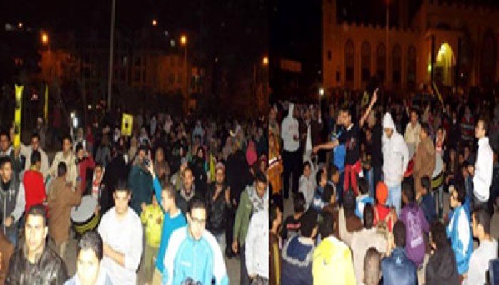 وقفة بمدينة 6 أكتوبر تطالب برحيل الانقلاب