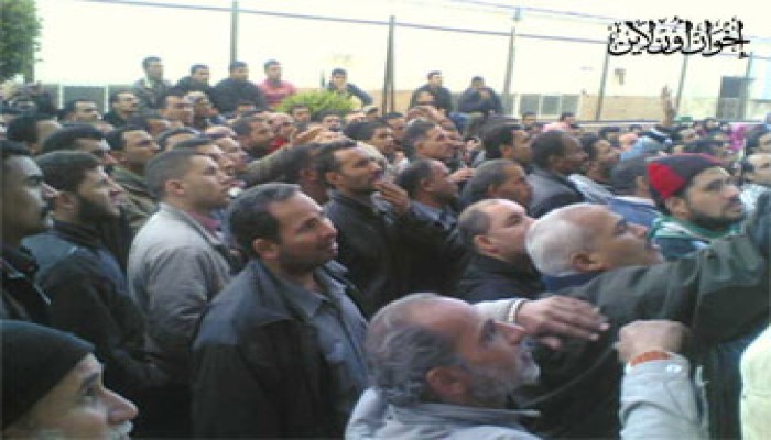استمرار اعتصام عمال الإسكندرية للفايبر لليوم الثاني