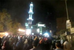 ثوار المطرية يطالبون بإسقاط الانقلاب الدموي
