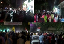 بالصور.. مسيرة ليلية حاشدة بالمعادي ضد أزمات الانقلاب