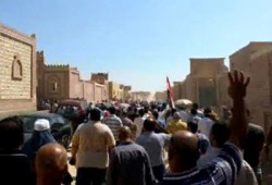 جنازة مهيبة للشهيد أحمد عبد الوهاب في 6 أكتوبر