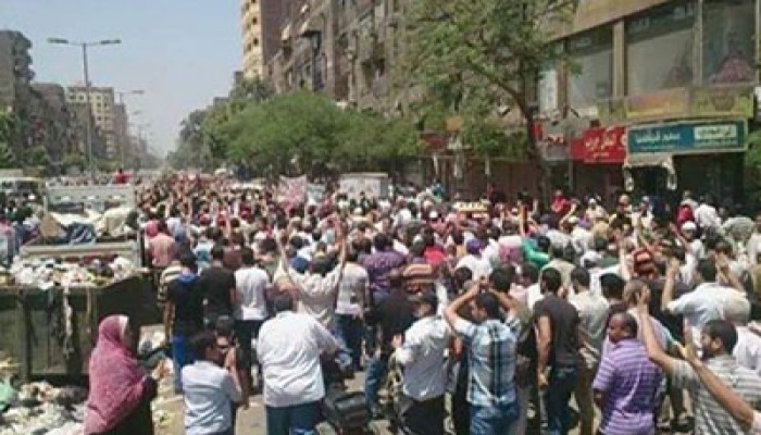 بالصور.. حشود الثوار بمسيرة مسجد الرحمن بالمطرية