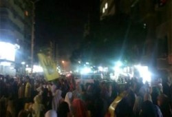مسيرة حاشدة لأحرار المعادي استعدادًا لانتفاضة 14 أغسطس