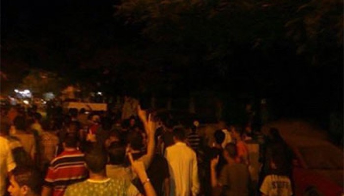 مظاهرة حاشدة لمدينة نصر تهتف ضد جرائم الانقلاب