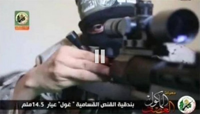 "القسام" تعلن عن بندقية قنص من صنعها من عيار 14.5ملم