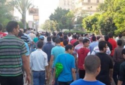 وقفات أمام منازل معتقلي منية النصر للمطالبة بالإفراج عنهم