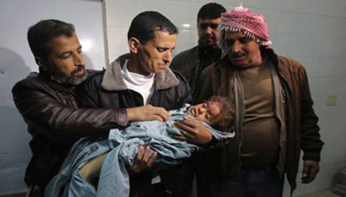 100 ألف نازح فلسطيني في غزة نتيجة العدوان الصهيوني