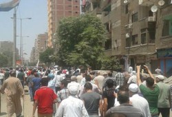 بالصور.. ثوار عين شمس في أسبوع "يسقط عسكر أمريكا"