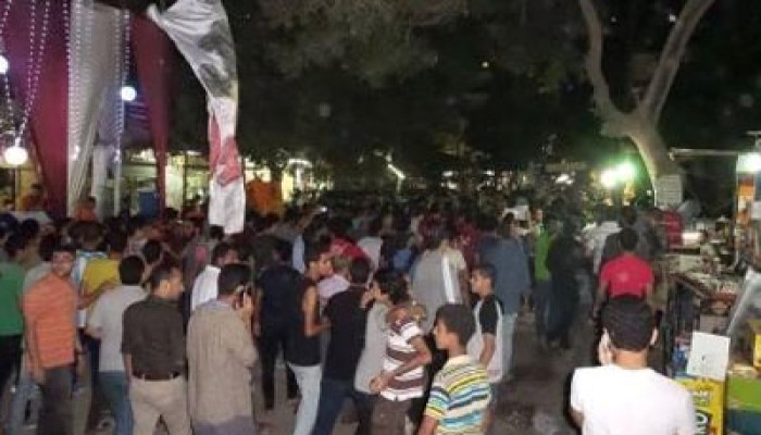 بالصور.. فعالية لألتراس ضد الانقلاب بحلوان
