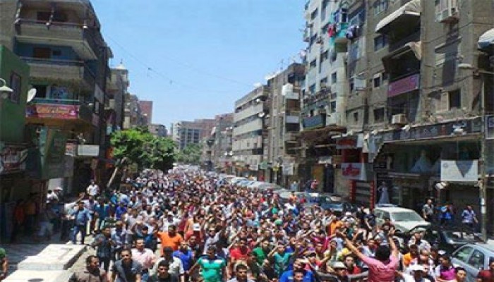 بالصور.. انتفاضة ثوار المطرية ضد حكم العسكر