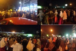بالصور.. مسيرة ليلية حاشدة لمدينة نصر