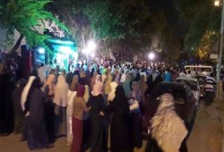 حلوان تتظاهر للمطالبة بعودة الشرعية