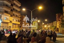 مسيرة حاشدة بأكتوبر تندد بجرائم الانقلاب ضد المعتقلين