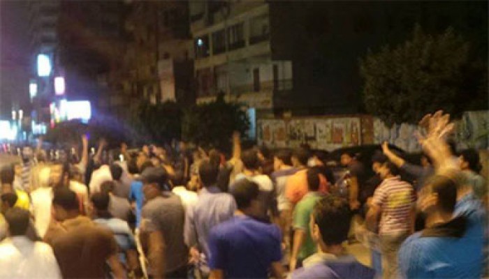 فعالية ليلية جديدة لطلاب ضد الانقلاب بمدينة نصر