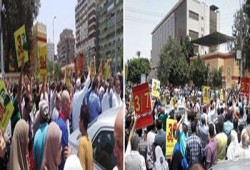 بالصور.. ثوار مصر الجديدة ينتفضون ضد حكم العسكر