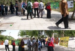 بالصور.. "واعي" معرض للتضامن مع طلاب أسيوط خلف القضبان