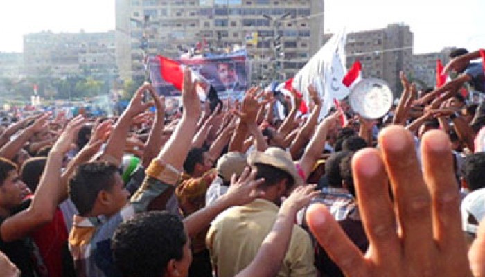 "ألتراس نهضاوي" يلهب حماس أهالي السادات في مسيرة حاشدة