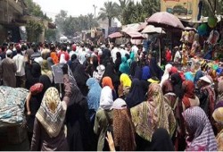 مسيرة حاشدة لأهالي حلوان ضمن جمعة "الحرية لمصر"