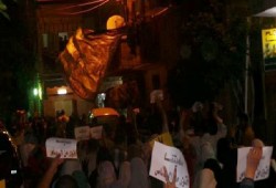 مسيرة ليلية بدكرنس رفضًا لاغتصاب عميل الصهاينة للسلطة
