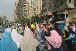 مسيرة مفاجئة لطلاب وعفاريت ضد الانقلاب بمدينة نصر