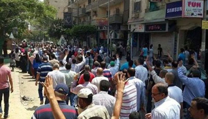 انتفاضة أهالي حلوان ضد قائد الانقلاب