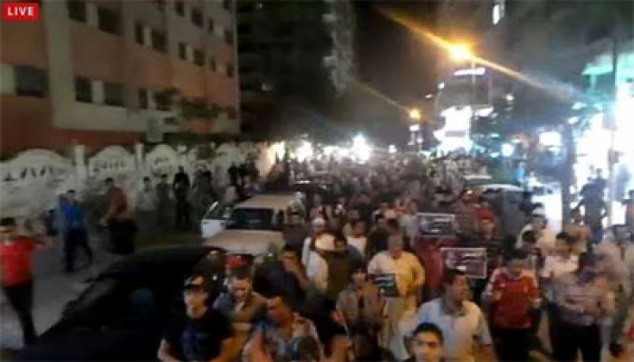 مباشر.. ثوار غرب الإسكندرية ينتفضون للمطالبة بالإفراج عن المعتقلين