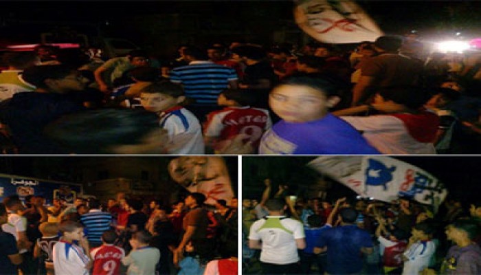 صور.. وقفة ليلية بحوش عيسى تطالب بمحاكمة قادة الانقلاب