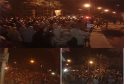 بالصور.. مسيرة ليلية حاشدة بالسادات للمطالبة بإسقاط الانقلاب