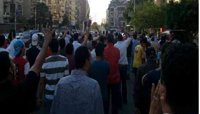تواصل فعاليات تأييد الشرعية ورفض الانقلاب بمدينة نصر لليوم الثاني