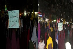 صور.. ثوار السويس يحرقون صور السفاح وعلمي أمريكا والصهاينة