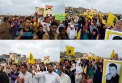 صور.. ثوار بلطيم بكفر الشيخ ينتفضون رفضًا لمهزلة الدم