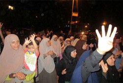 6 مسيرات ليلية بالعاشر من رمضان تطالب بدحر الانقلاب الإرهابي