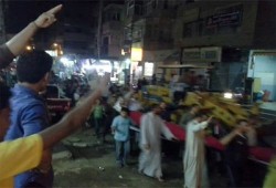 بالصور.. مسيرة ليلية بالخطاطبة للدعوة لمقاطعة "رئاسة الدم"