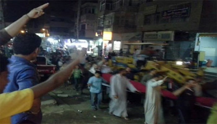 بالصور.. مسيرة ليلية بالخطاطبة للدعوة لمقاطعة "رئاسة الدم"